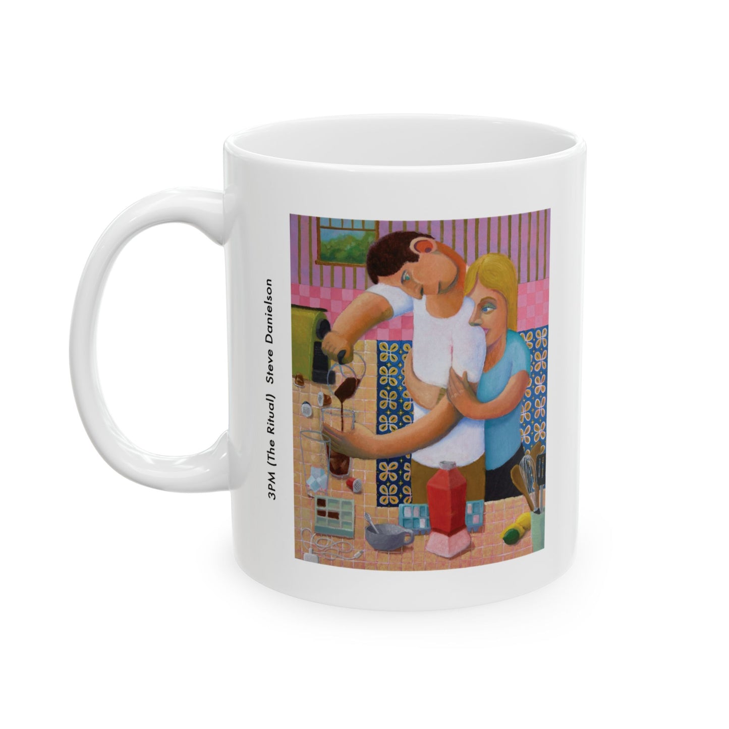 3PM (the Ritual) -- Cozy Kitchen Couple Ceramic Mug (11oz & 15oz)