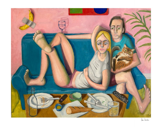 Bingeing (Sunday Night) - Fine Art Print