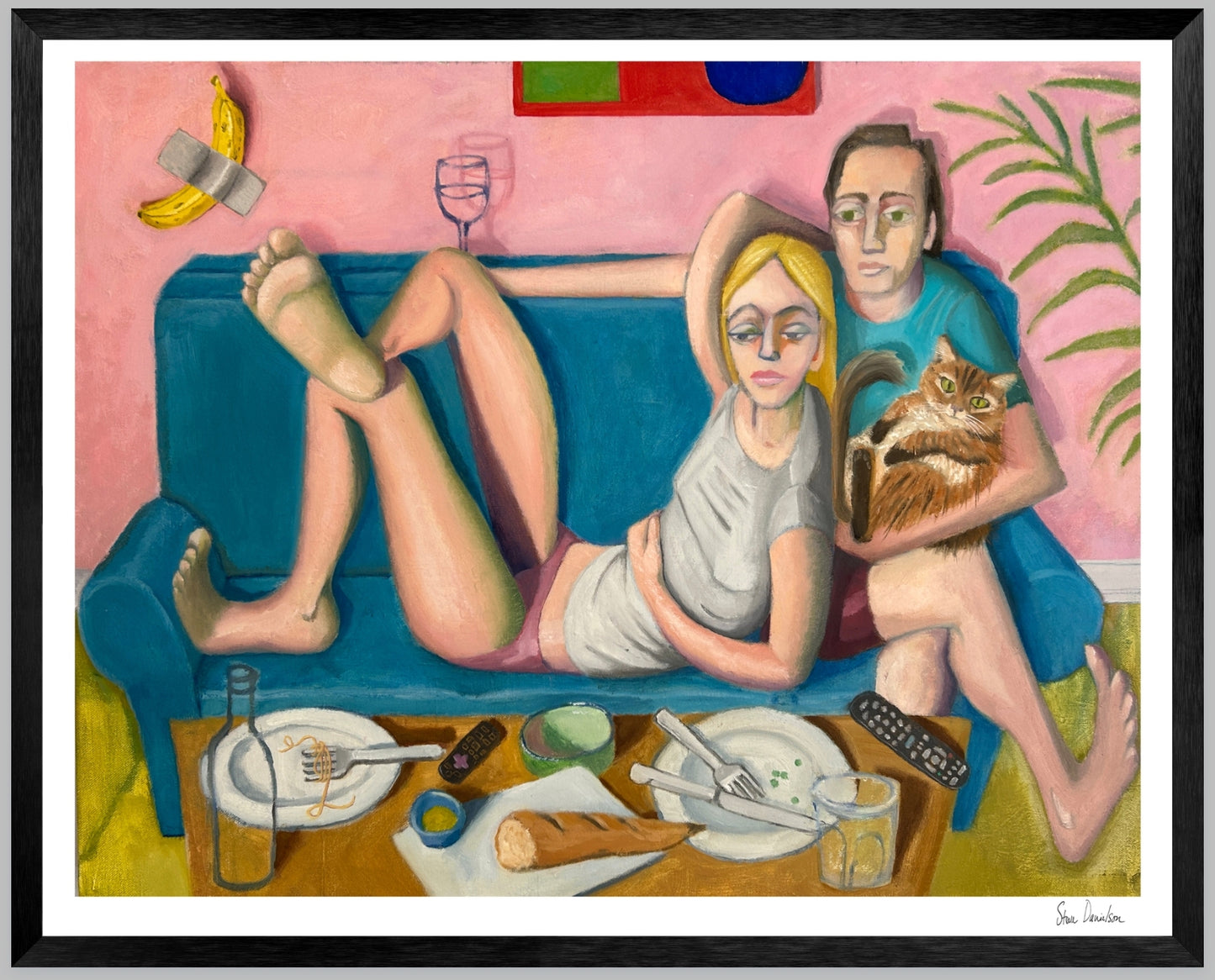 Bingeing (Sunday Night) - Fine Art Print