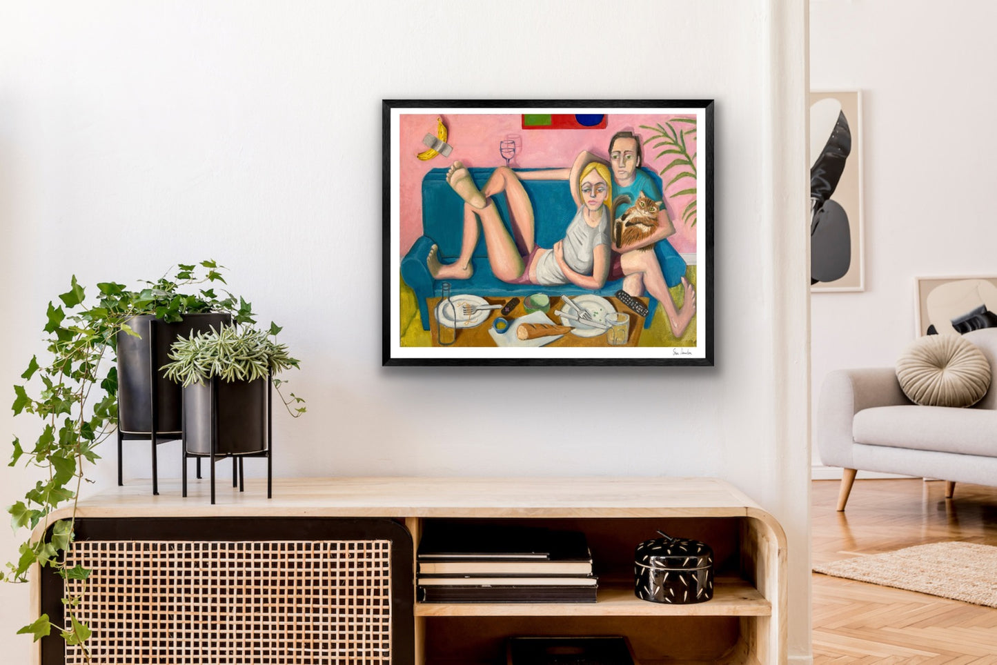 Bingeing (Sunday Night) - Fine Art Print